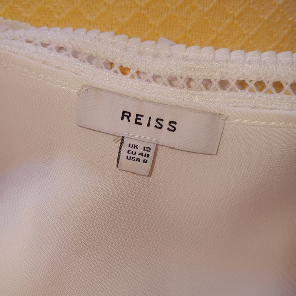 Reiss white long sleeve woman's blouse size 8 - Picture 15 of 16